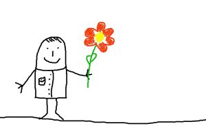 Rotary IPPC Birgit Wartenberg doodle with flower